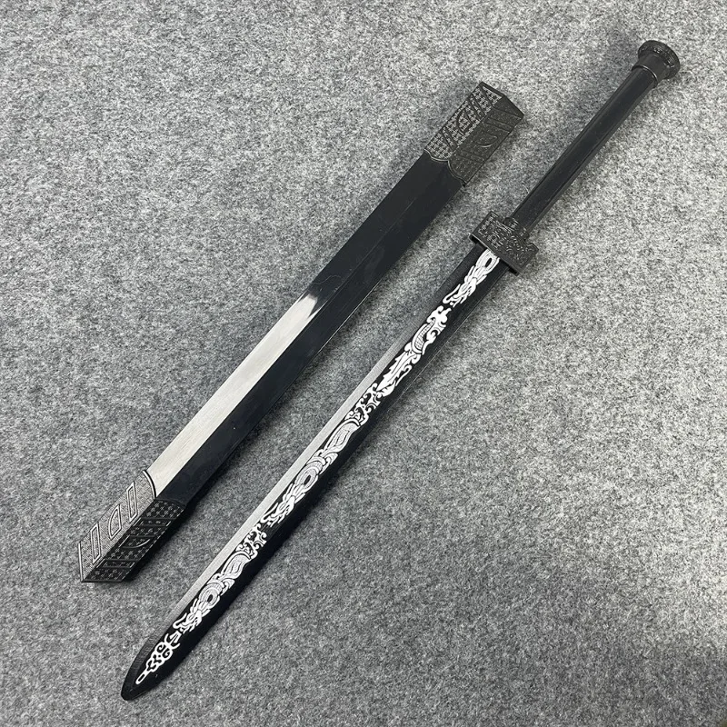 80 cm/31.5in Bamboe Samurai Zwaard Katana Met Schede Cosplay Display Wapen Model Props Feestartikelen Ambachten Jongen Geschenken ornamenten