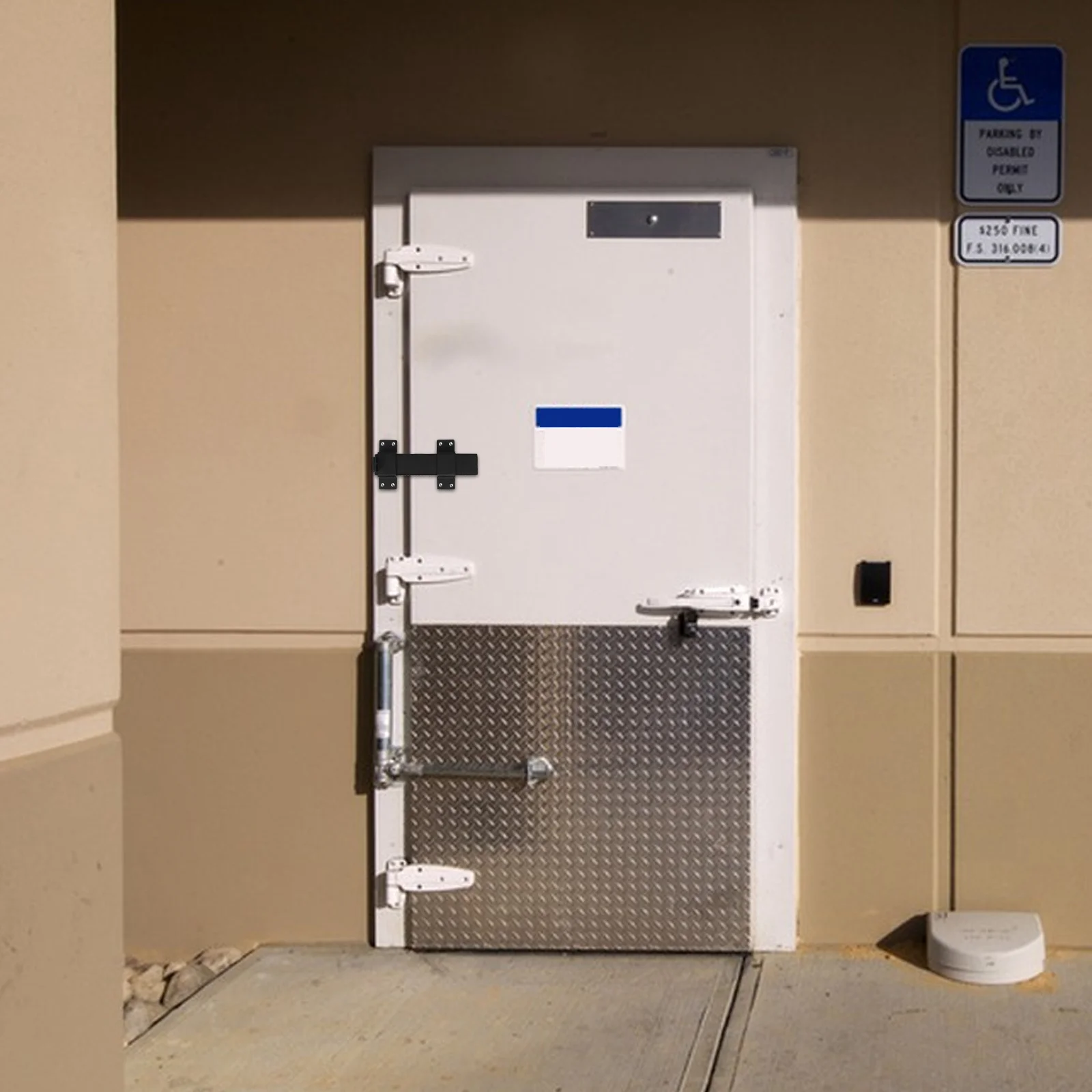 

Heavy Duty Sliding Door Bolt Lock Adjustable Padlock Hole Slide Latch Barn Gate Storage Security Sliding Door Hardware