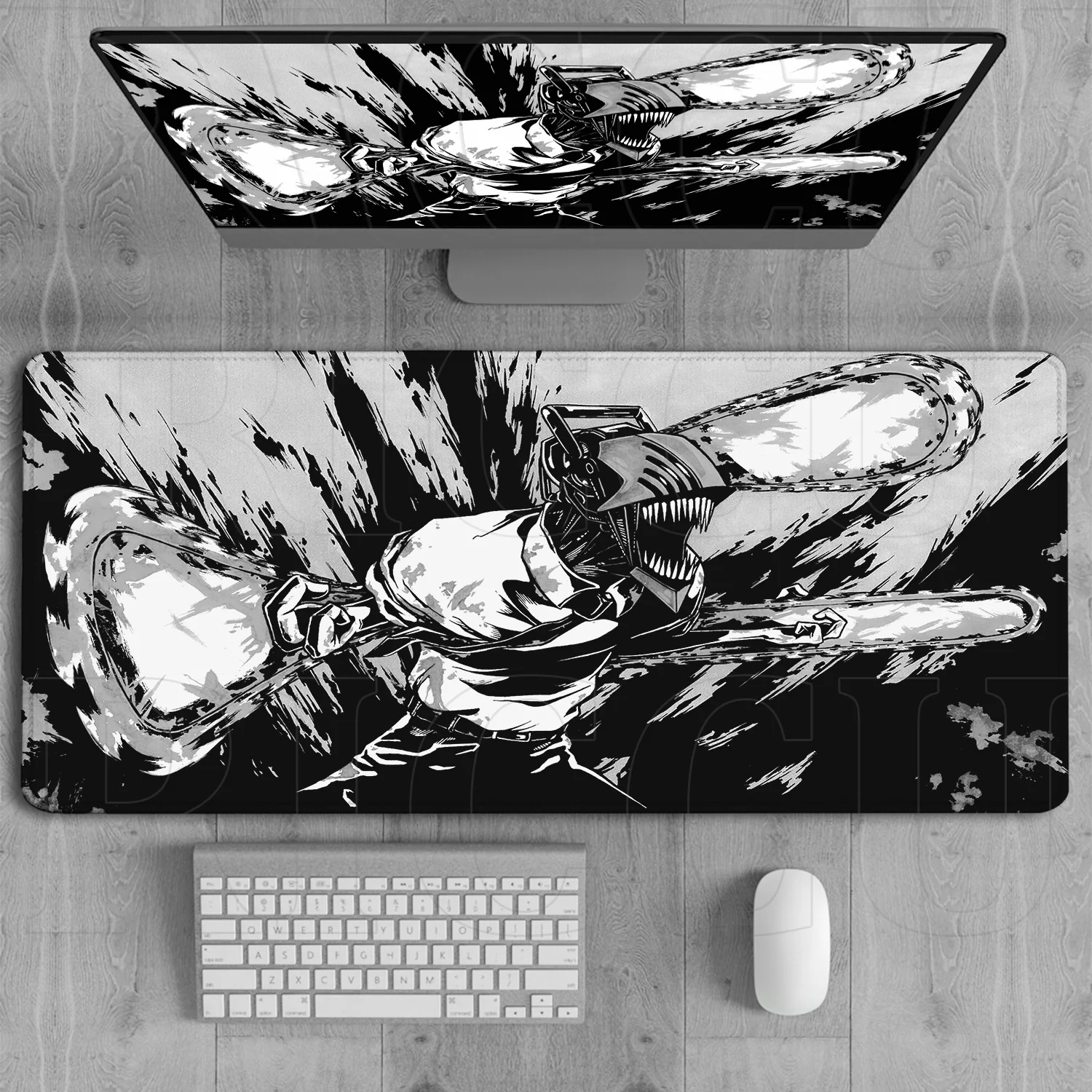 チェンソーマン　レゼ　マキマ　マウスパッド HD チェンソーマン XXL マウスパッド アニメ レゼ ゲーマー マキマ