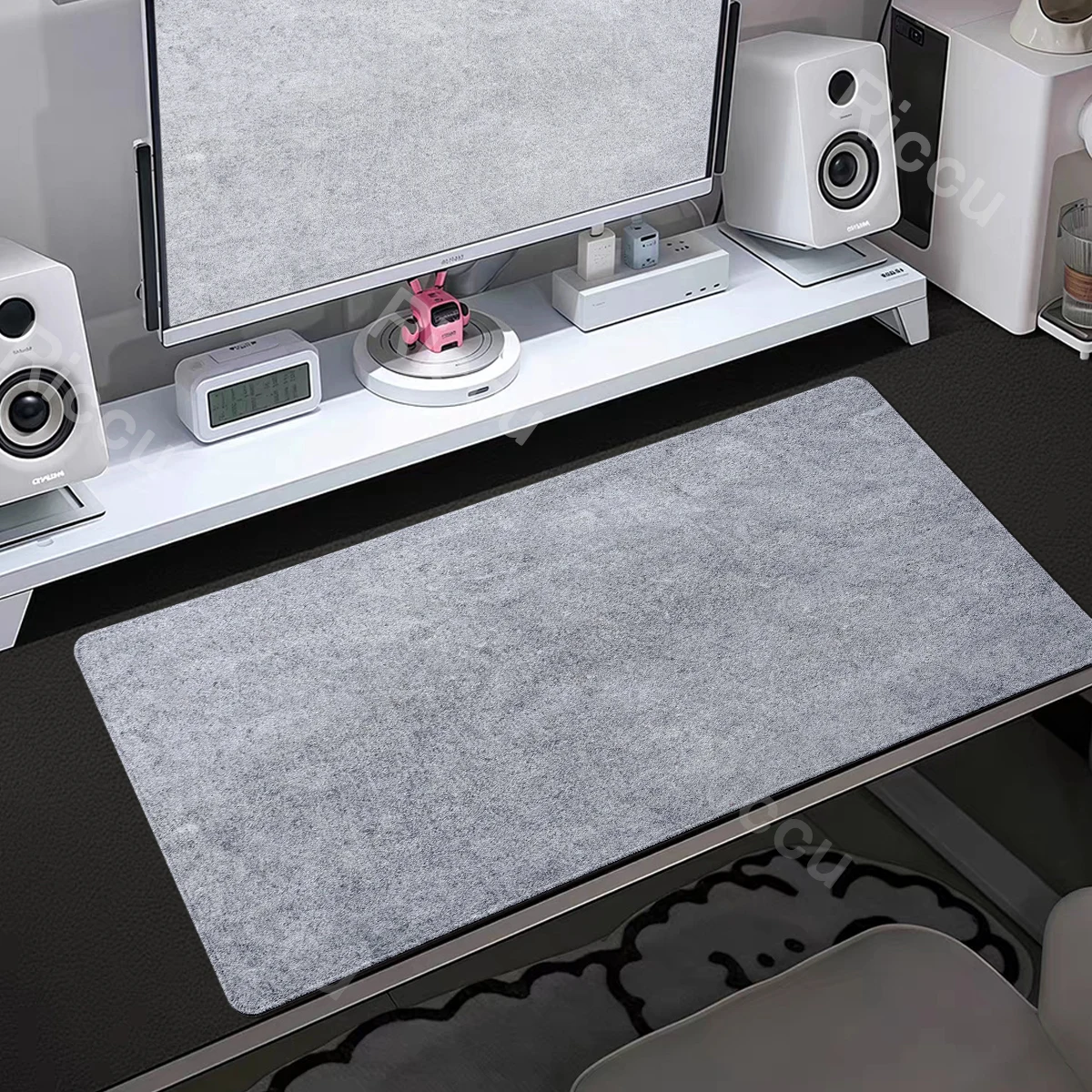 

Grey Marble Large Mouse Pad Computer Gaming Mousepad Extended Pad Table Carpet Rubber Mouse Mat Keyboard Mousepad 90x40 Deskmat