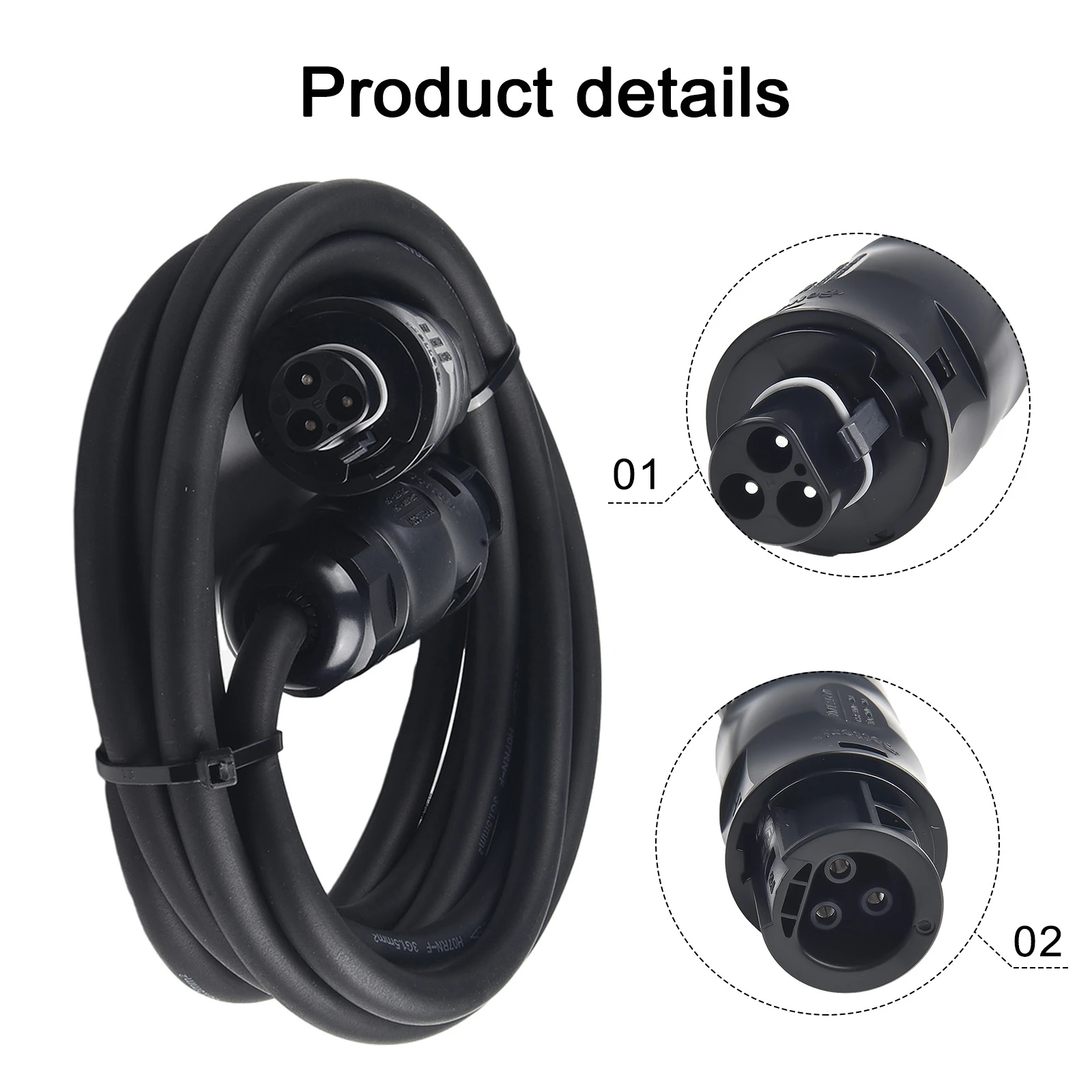 Soquete fêmea BC01 para cabo de conexão do adaptador de extensão H07RN F Fio de borracha adequado para várias aplicações solares