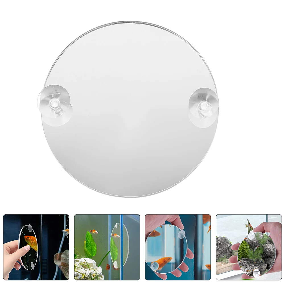 

Aerators Betta Training Mirror Suction Cup Bettal Fish Tank Landscaping Single Side Mirrors