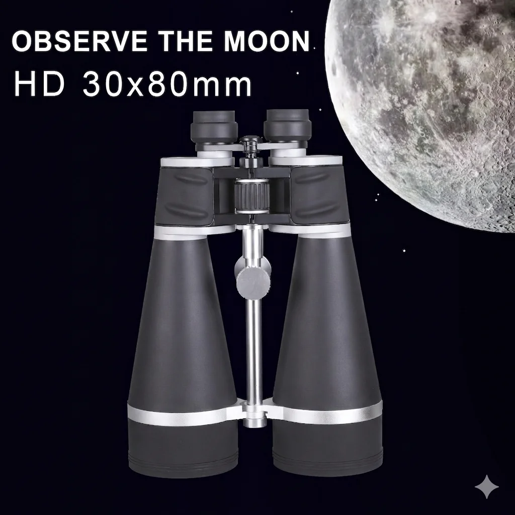 

SCOKC 30x80 HD Astronomy Binoculars BAK4 Prism 18Layer FMC Coating High Power Telescope for Bird Watching Hunting Outdoor Travel