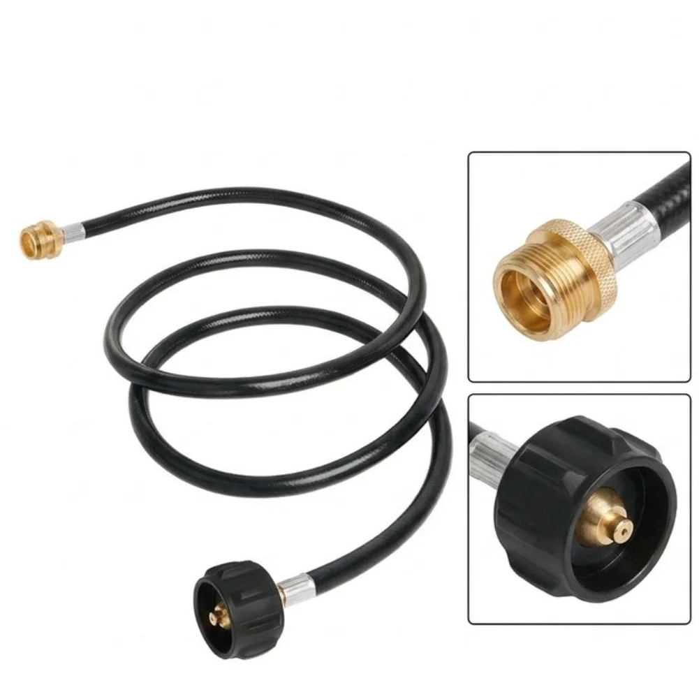 Propane Hose Adapter for 1 lb Propane Appliances to 20 lb or Bigger Propane Tanks 4FT 6FT 12FT Flexible High Pressure