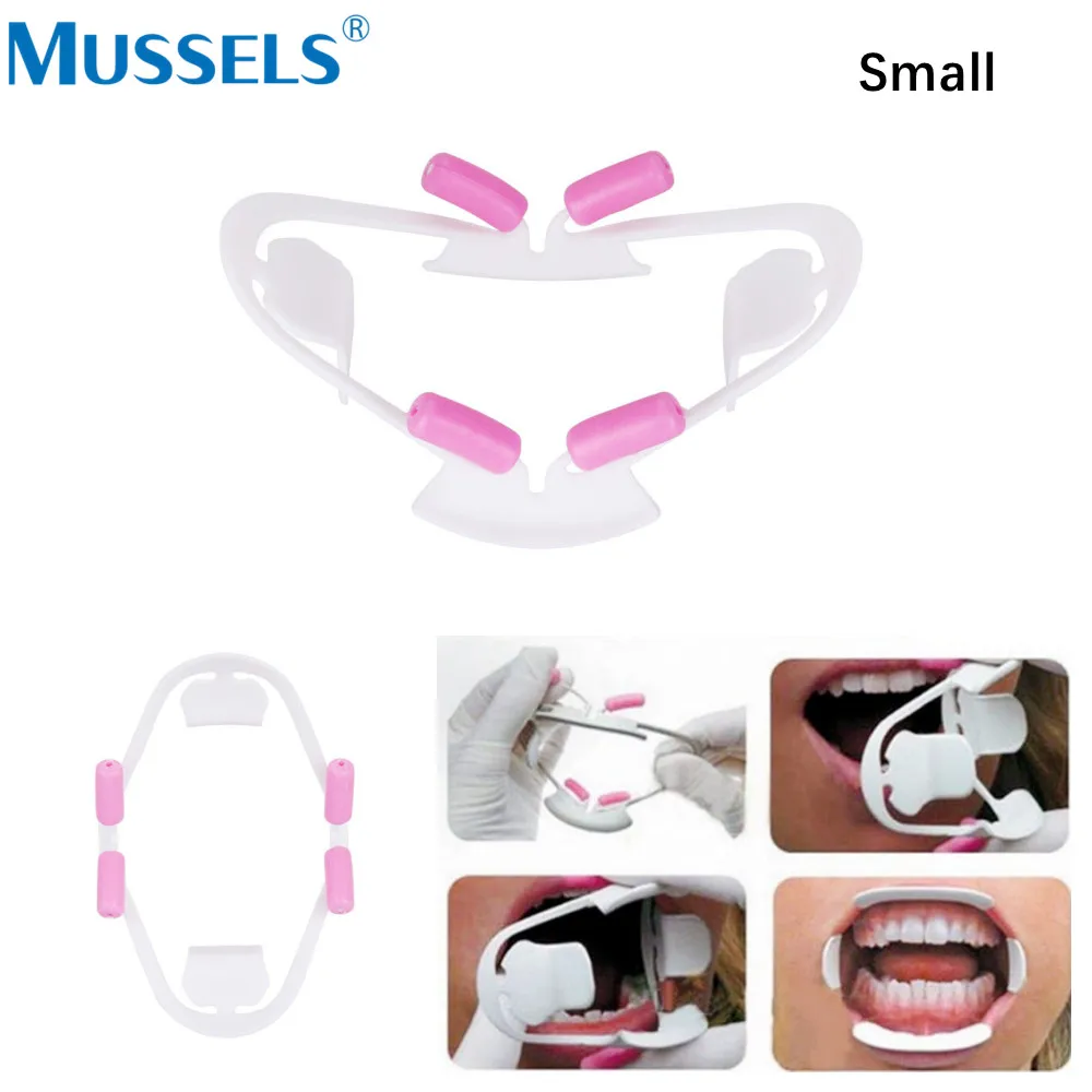 1PC Dental Mouth Opener 3D Oral Lip Cheek Retractor Plastic Prop Expand Spreader Dentistry Orthodontic Materials for Adult Child