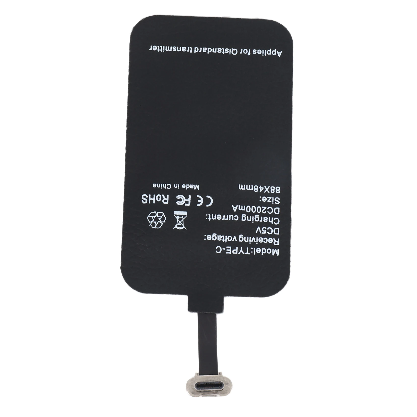 10W Wireless Receiver Suitable for Type-C Mobile Phone Receiver Patch 2A Fast Charge Receiver