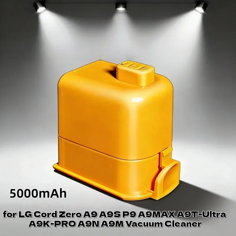 

5000mAh High Capacity Li-ion Battery Replacement for LG Cord Zero A9 A9S P9 A9MAX A9T-Ultra A9K-PRO A9N A9M Vacuum Cleaner