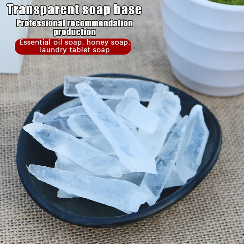 250g/Bag White Clear Glycerin Soap Base Organic Soap Making Diy Handmade Vegan Soap Melt Pour Soap Base Foaming Bath Butter