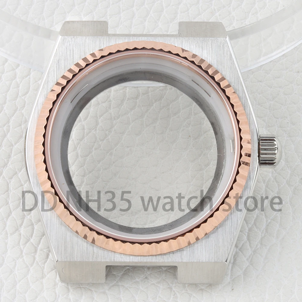 40mm Watch Case NH35 Solid 316L Stainless Steel Sapphire Glass for PRX Super Player NH35 NH36 Movement 31.8mm Dial Waterrpoof