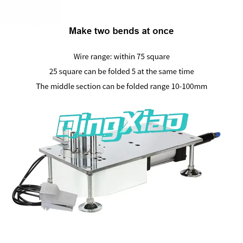 Semi Automatic Stainless Steel Pneumatic Cable And Wire Bending Machines Easy Operation For Electronic Industrial Production Use - view 6