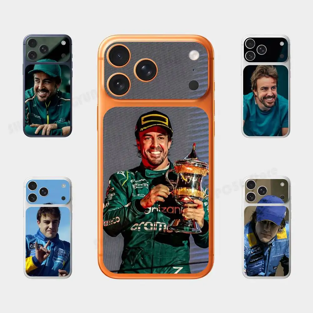 

Spanish Racer F-Fernando A-Alonso Plain Decal Skin For IPhone17 Pro ProMax Back Film Cover Wrap Anti-scratch Durable Sticker