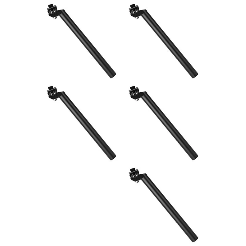 【Supernew】5Pcs 25.4X300mm Seatposts Aluminum Alloy Lengthened Tube Rod Road Bike Accessories Bicycle Seat Post