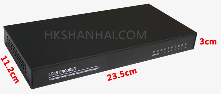 8-Port USB HD-MI KVM Switch Video Converter for Live Streaming & Video Editing High Definition Encoder with 8 Channels