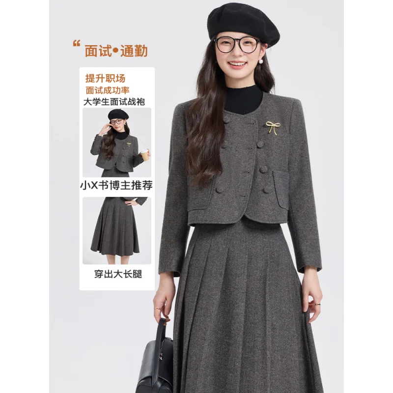 Women's new autumn and winter professional formal suits for college students and civil servants, interview suits, workplace comm