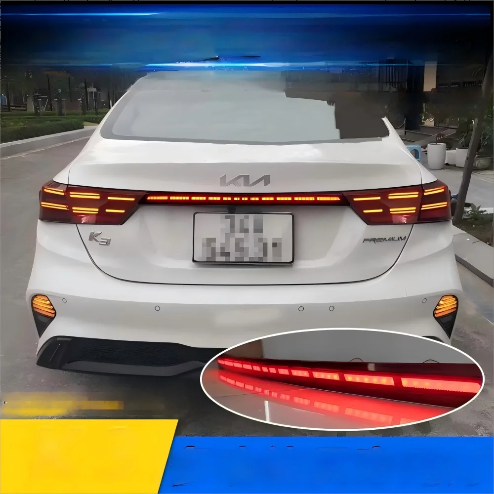 

LED through taillights for Kia K3 Cerato 2020-2024 brake lights flowing taillights tailbox lights suitable