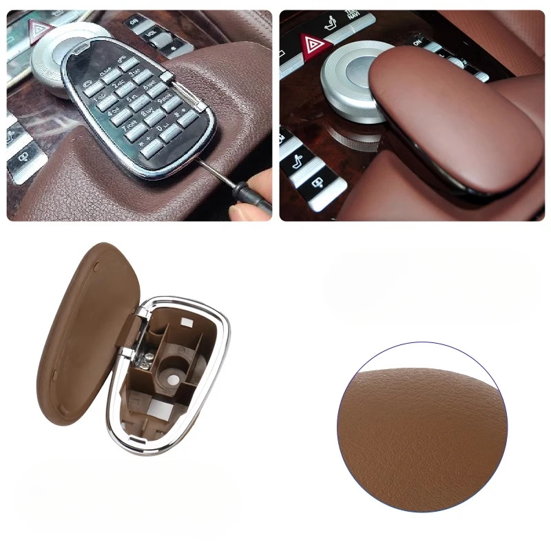 1pc for Mercedes benz S-class S300 car armrest box phone box S350S400S500S600L Bluetooth phone cover holder