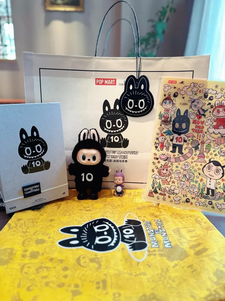 POPMART正規品 ラブブ 10周年限定版 ブラックキュート ブラインド