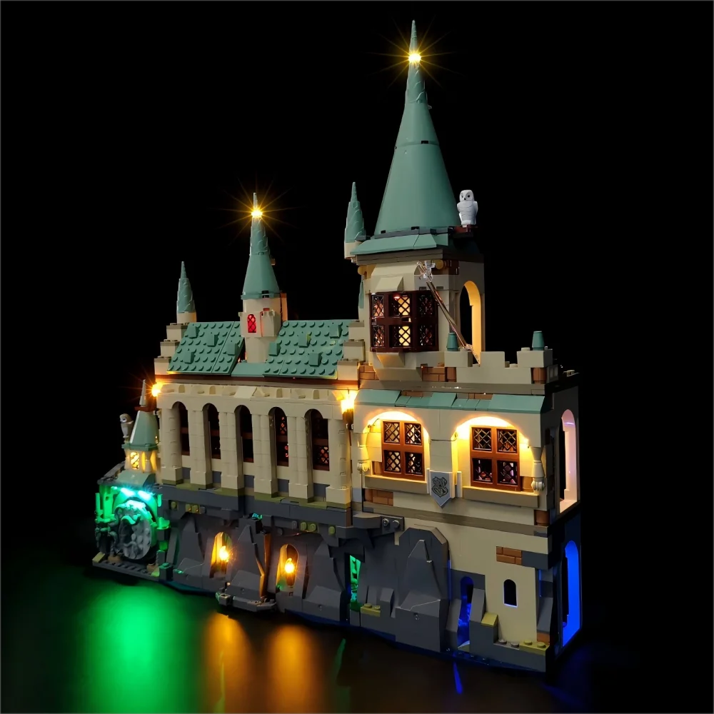 LYBMTWF Kit d'éclairage LED compatible avec le modèle de construction Lego 76389 Chamber of Secrets (modèle non inclus des briques)