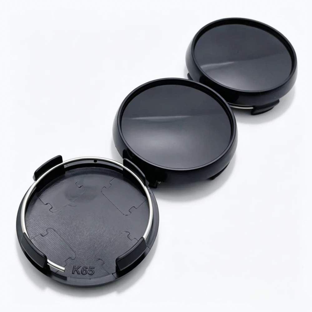 4pcs O.D 65MM Inner Clips 61mm Blank No Emblem Car Wheel Center Caps Wheel Rim Hubcaps Hub Dust Cover Replace Car Accessories