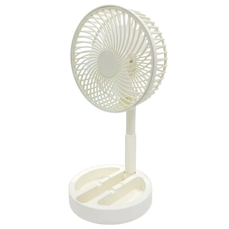

BFYL USB Mini Floor Fan Portable Folding Telescopic 1 Wind Speed Adjustment Summer Silent Student Desktop Table Fan