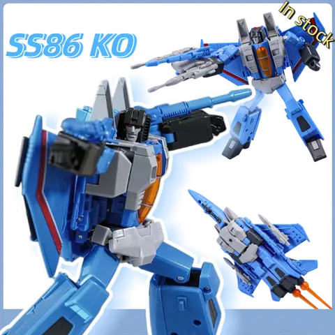 In Stock Premium Version KO Transforming Thundercracker SS86 Blitzwing  V‑Class 86 Movie Articulated Action Figure