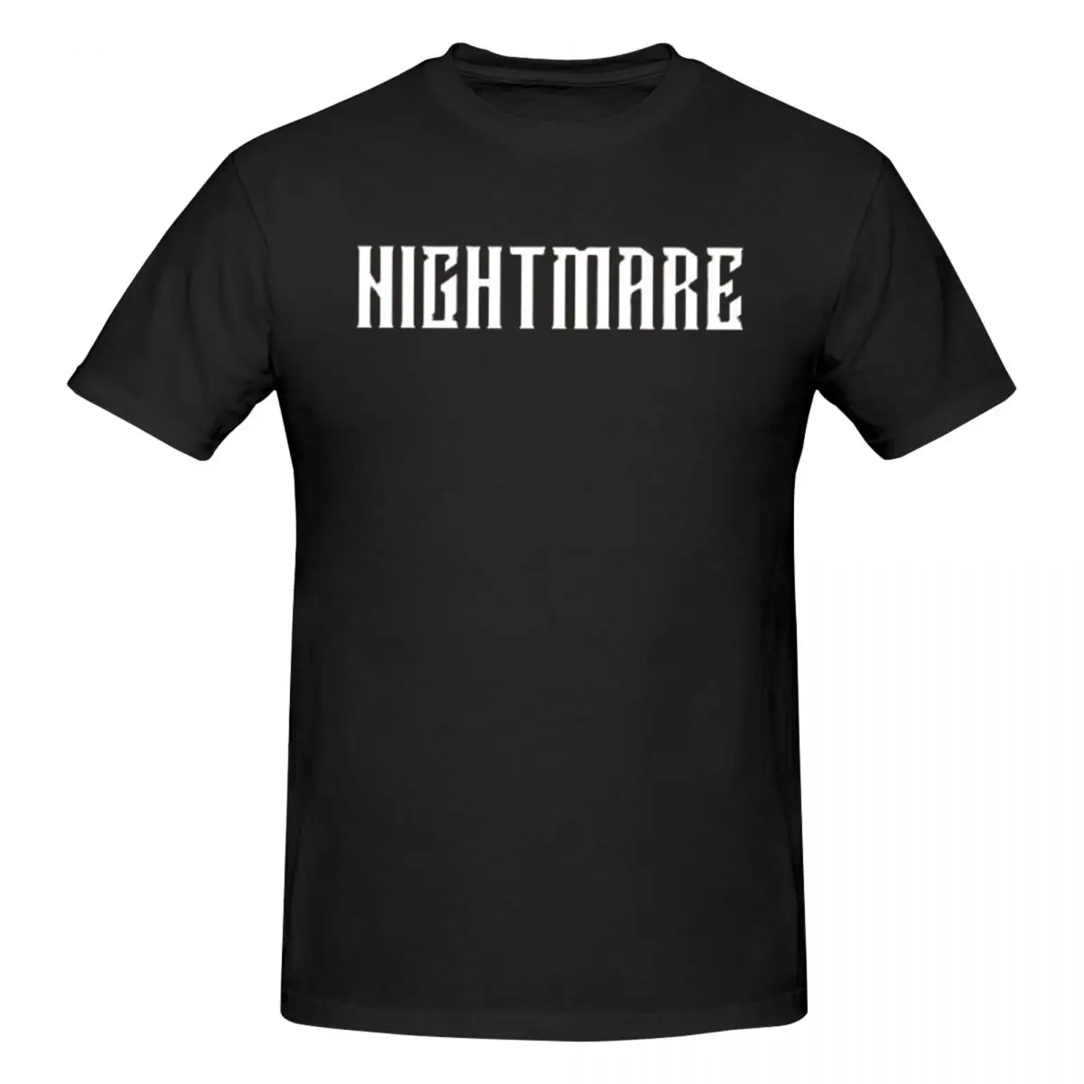 

Simple Minimalistic Nightmare Text Men T-Shirt Classic Oversized T Shirts Men's O-Neck Cotton Tees Short Summer Male