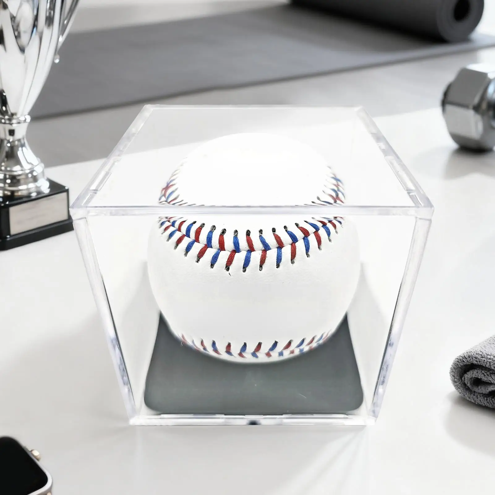 Acrylic Baseball Display Box Golf Tennis Ball Transparent Case For Souvenir Storage Box Holder UV Protection Dust proof