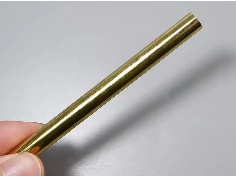 Imagem -03 - Pequeno Pino Redondo Rebite Barra de Bronze Punho da Faca Material Sólido H62 10cm Diâmetro mm a mm Pcs