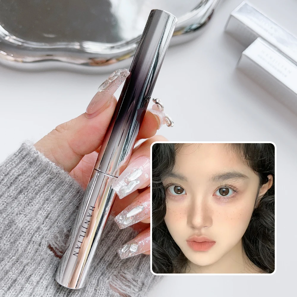 Steel Tube Mascara Easy To Wear 3D Curling Lengthens Eyelashes Waterproof Black Thick Curling Lash Extensions Lasting Eye Makeup