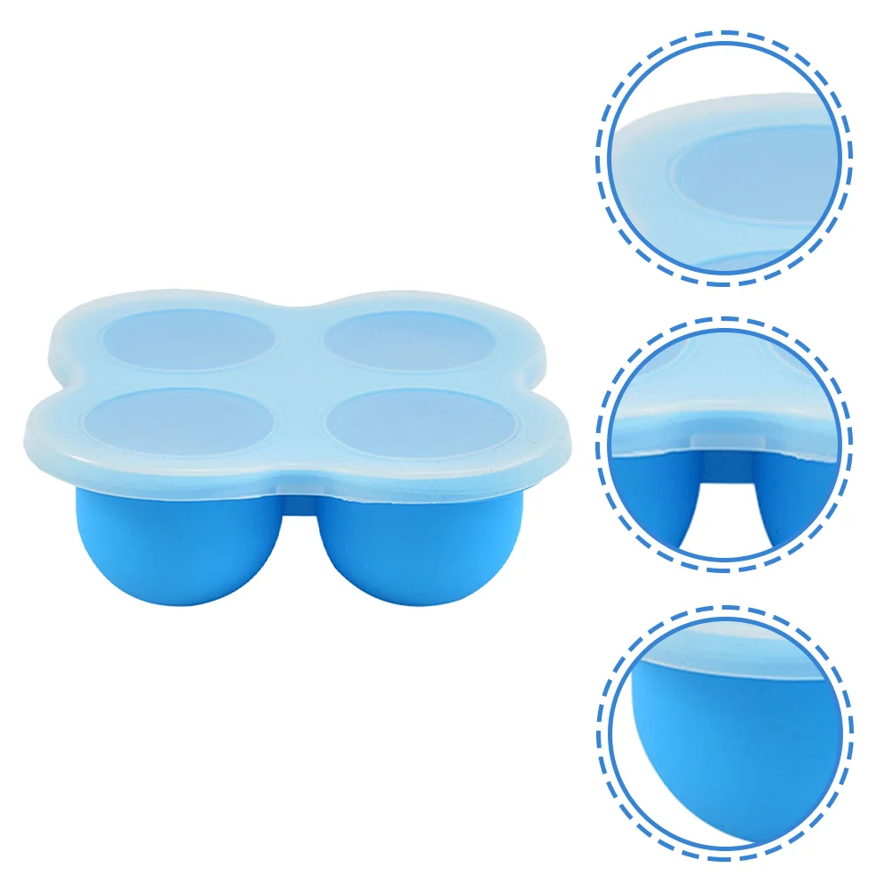 

Baby Food Storage Containers Freezer Safe Box Tray Complementary Blue Silica Gel