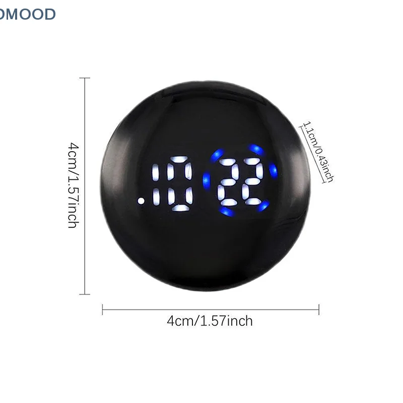 [CR]Touching Illuminated Interior Car Dashboard Clock With Light Lamp For Truck Vehicles Digital Watch Display Car Accessories