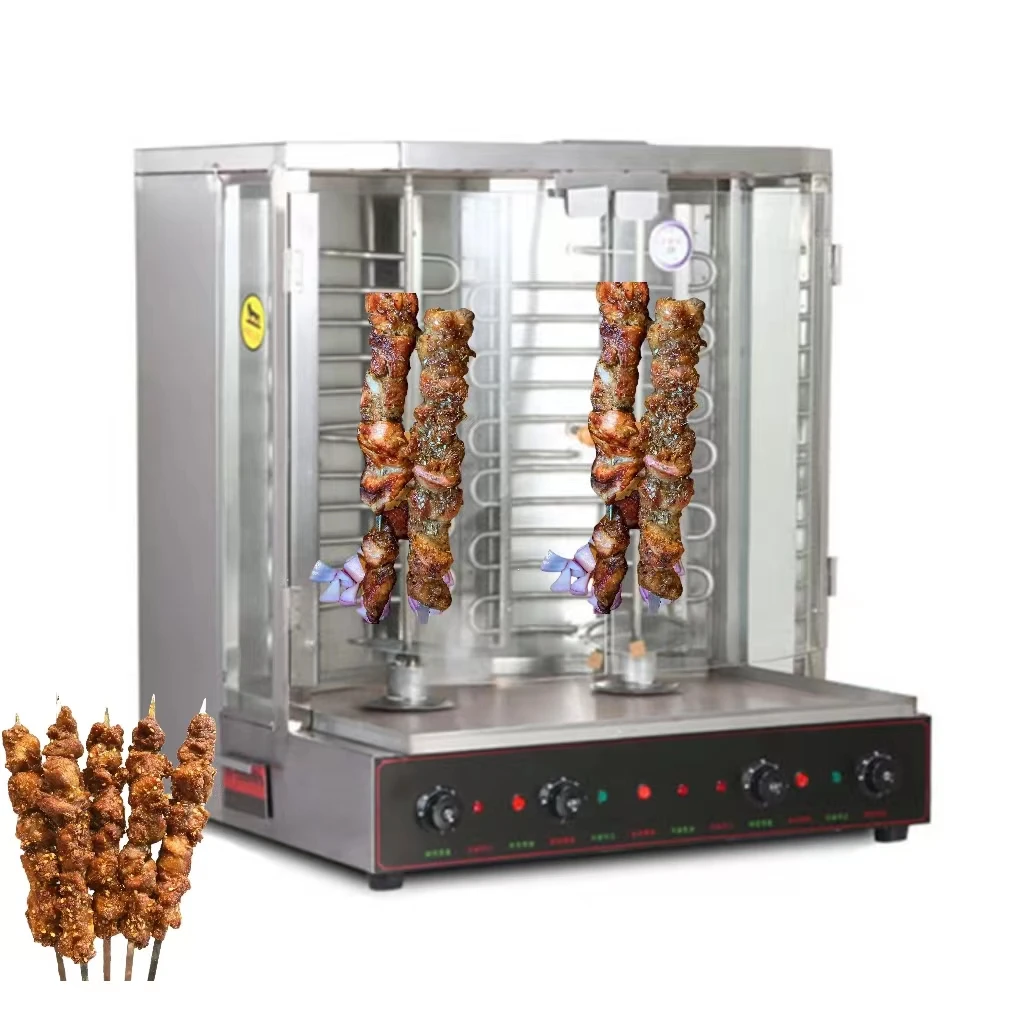 

Full Automatic Electric BBQ Grill Shawarma Bread Making Machine / Multi-function Shawarma Machine