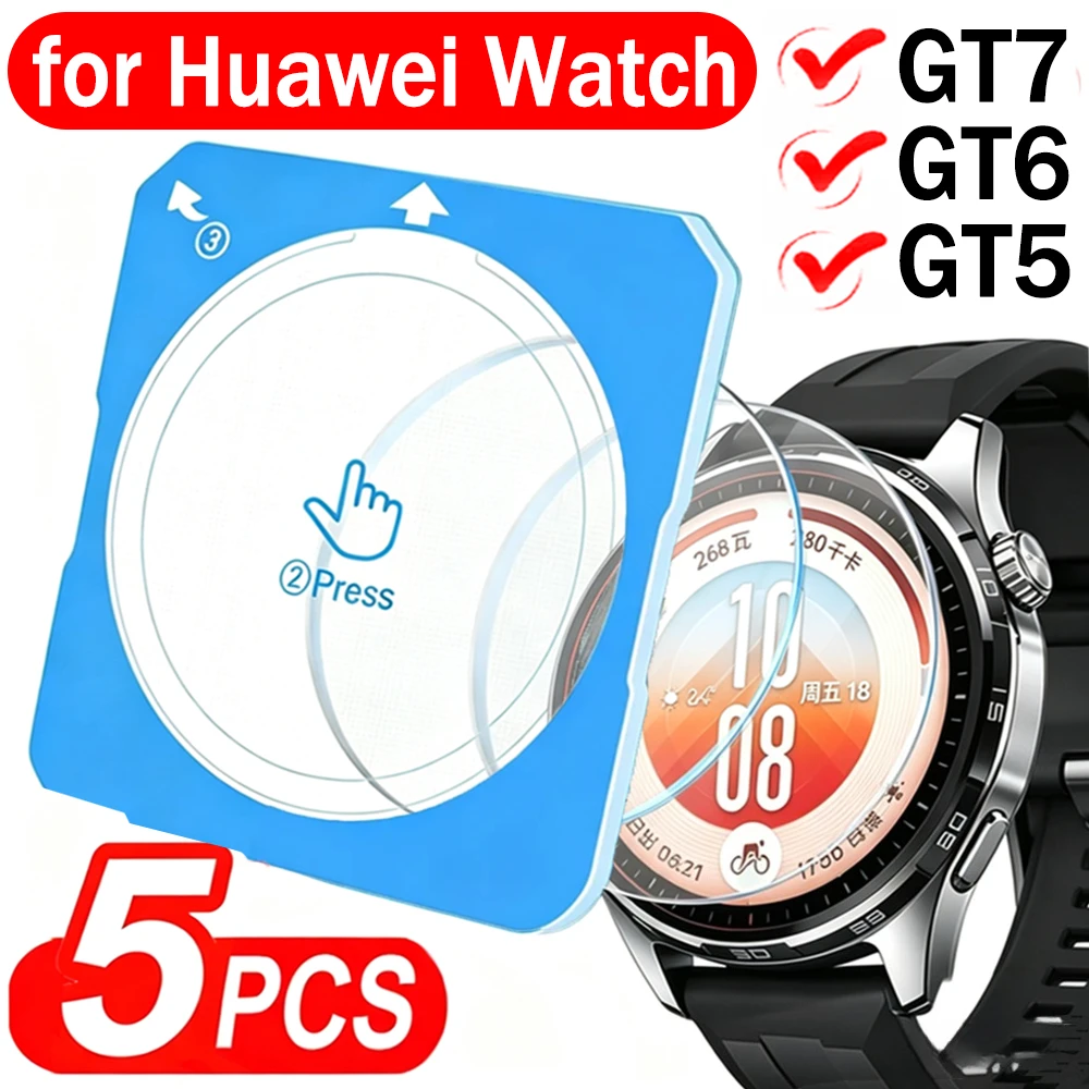 Glass Protector Auto - 5-1Pcs HD Clear Tempered Glass for