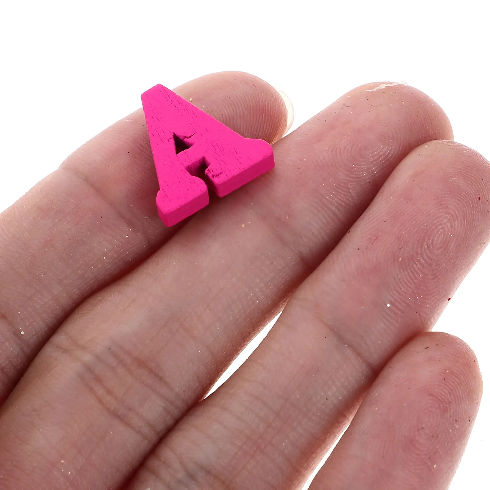 

200 Pcs Alphabet Letters Craft Ornaments Initials for Decor Puzzle Unfinished Wood