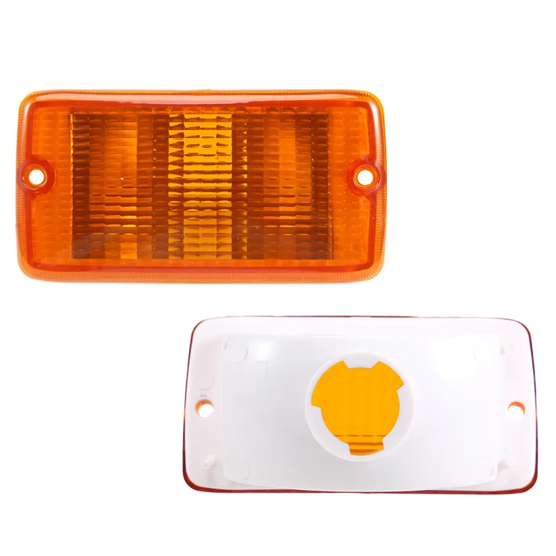 

Premium 2Pcs Turn Signal Light For 2001-2006 Jeep Wrangler (TJ) Plastic Lens LH & RH 55156488AB 55156489AB
