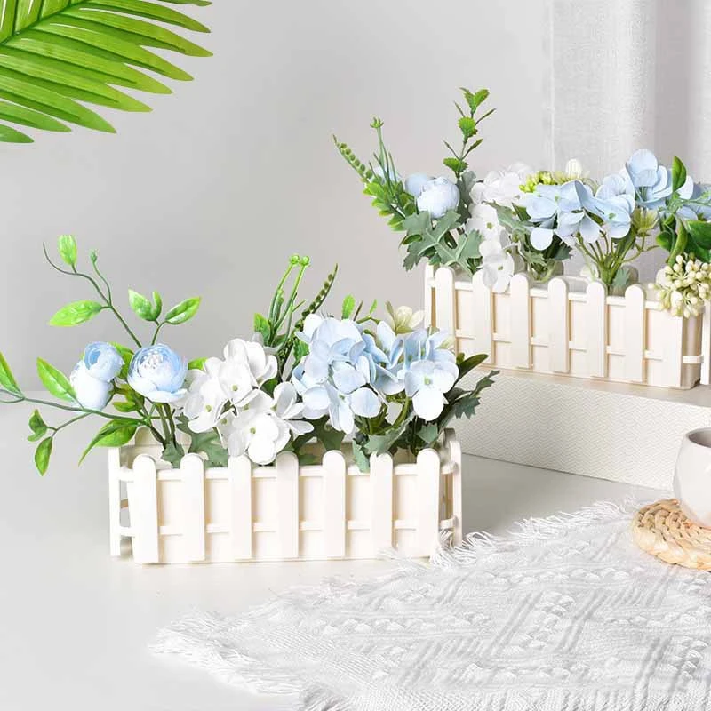 Valla para maceta, cesta para plantas, contenedor, macetero, arreglo floral, hogar, jardín, decoración de boda, valla pequeña