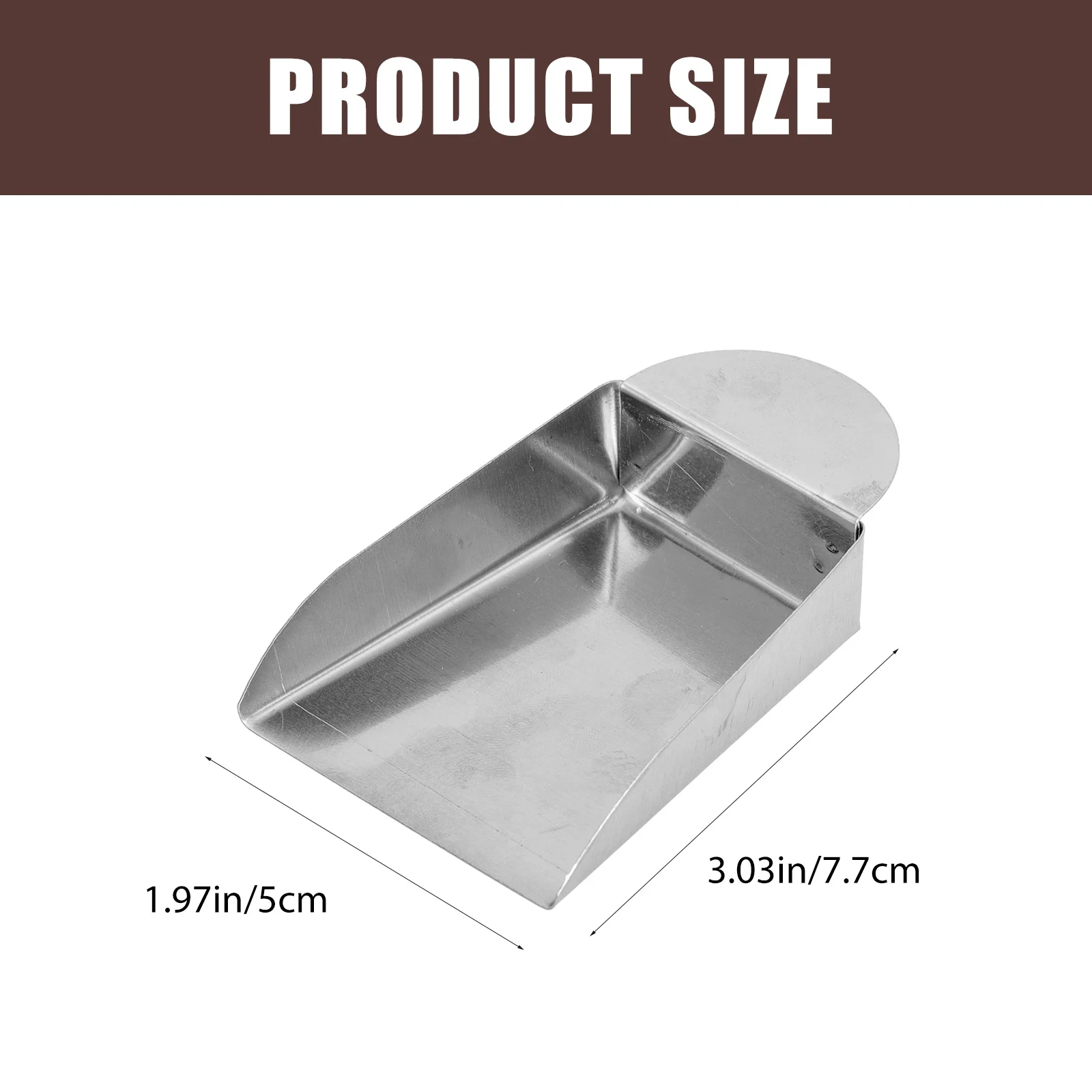 2 قطعة مجرفة صغيرة مجوهرات من صلب لا يصدأ الأحجار الكريمة مسحوق الذهب ضوء عملي سهل الاستخدام نطاق تطبيق واسع منتقي الجوهرة #5