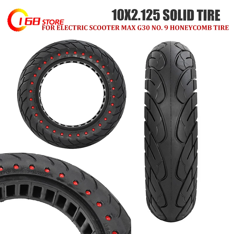 10x2.125 solid tire is suitable for the Na'enbo MAX G30 No. 9 honeycomb  with anti slip and durability