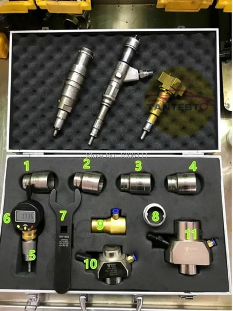 

Diesel Common Rail Injector Nozzle Dissemble Tool/injector Clamp Tool/nozzle Valve Measuring Tool/adjusting Wrench For CUMMINS