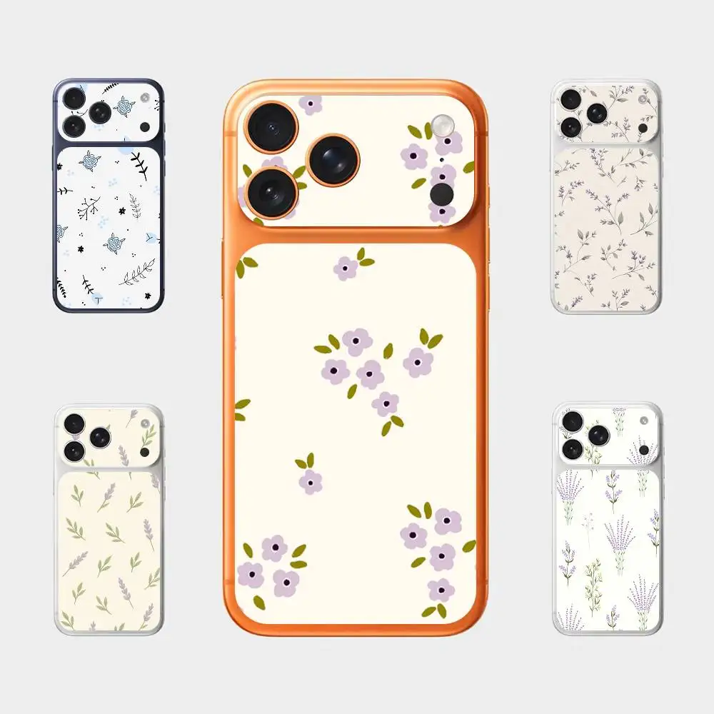 

Floral Pattern Back Cover Decal Protective Sticker For Iphone 17 Pro Max Skin Sticker Back Protective Decorative Stickers