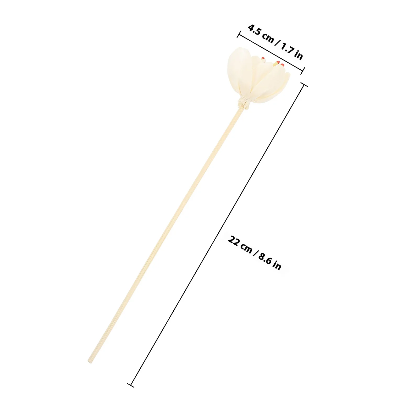 10pcs Flower Diffuser Sticks Natural Reed Diffuser For Home Bedroom Kitchen Scented Sticks Aroma Accessories Essential Oil