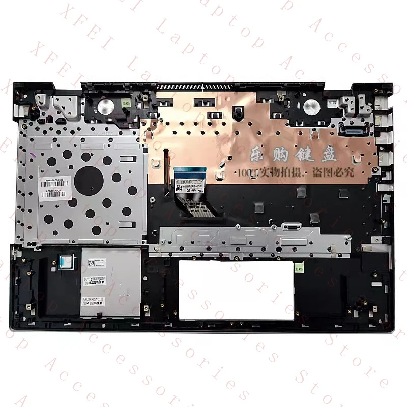 D  L57592-001 Palmrest for HP ENVY 17-CE TPN-W145 Keyboard Silver Backlit US