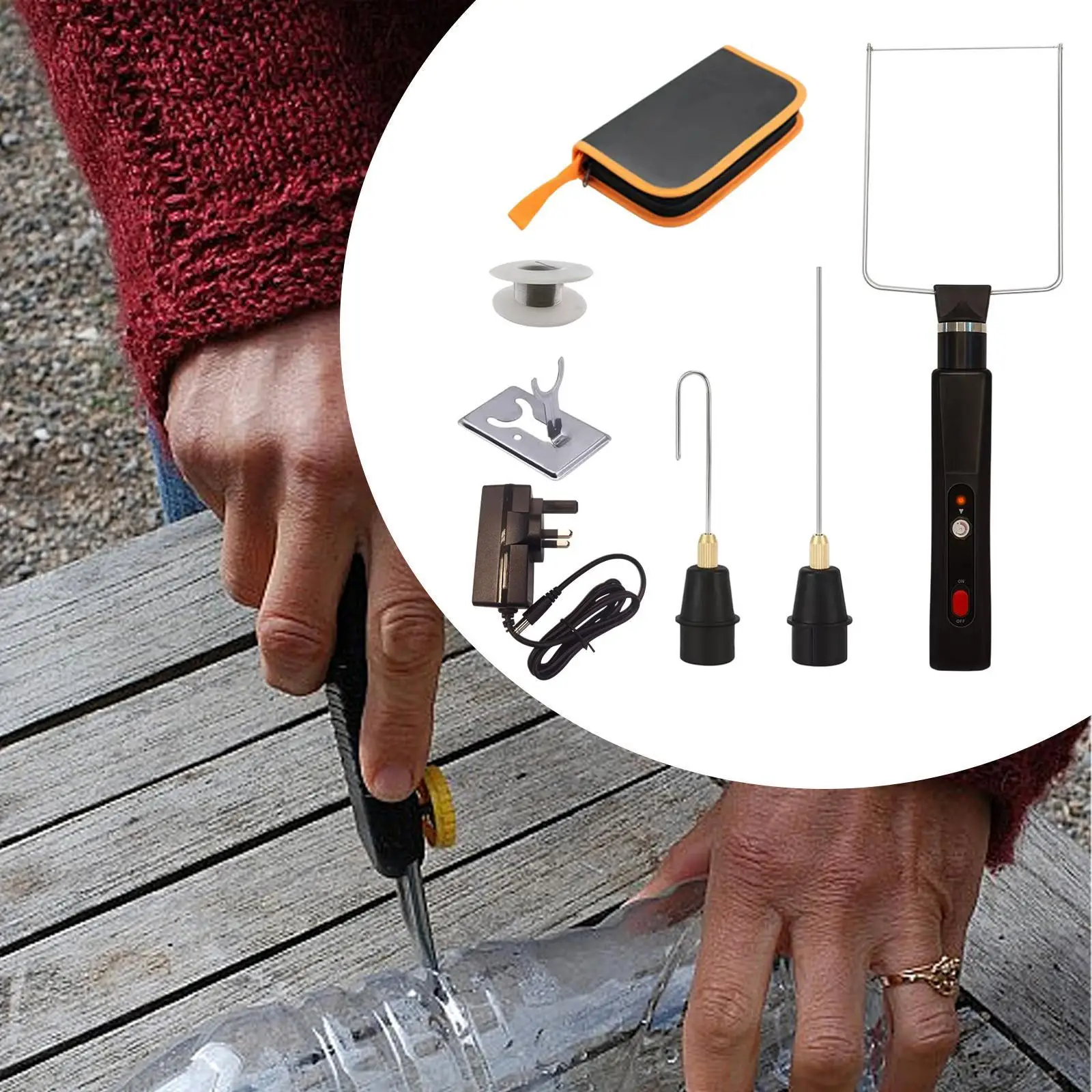 

Foam Cutter Lightweight Electric Cutting Machine Pen Tools Kit for KT Board Foam Cutting Holes Digging Art Project Detailing