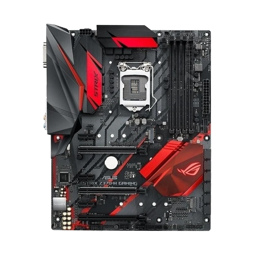 Asus ROG STRIX Z370-H do gier na pulpicie Intel Z370 Z370M DDR4 płyta główna LGA 1151 usb3. 0 SATA3 — zdjęcie produktu 7