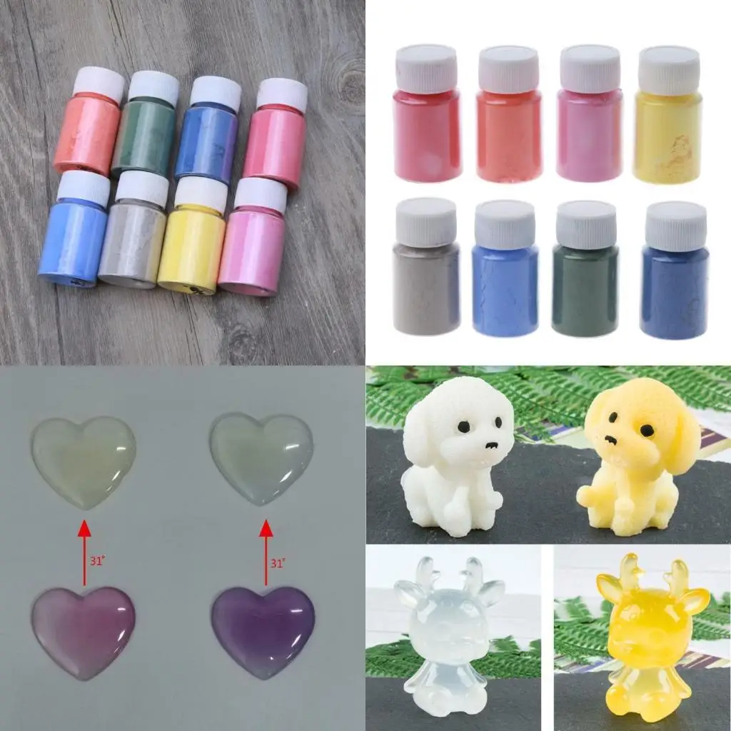 Temperature Color Changing Powder UV Gel Polish All For Manicure Thermal Glitter Dust DIY Decoration