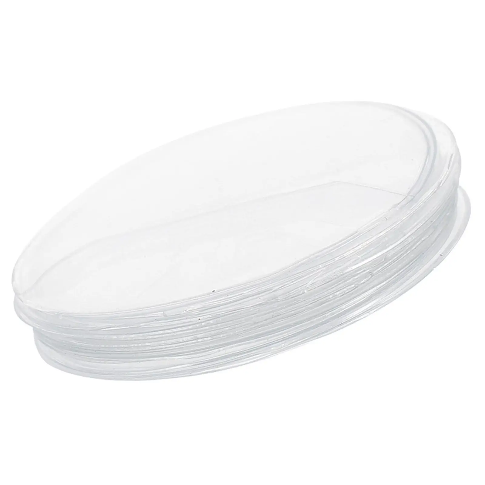 50Pcs Round Clear PVC Badge Cover Button Protectors 58Mm Scratch Resistant Transparent Plastic Badge Film Display