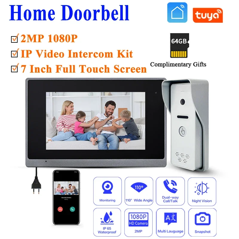 

Street Panel Outdoor Touch Panel Touch Unit Support Monitor & Snapshot Outdoor unit And 128G SD Card Camera Doorbell Doorphone