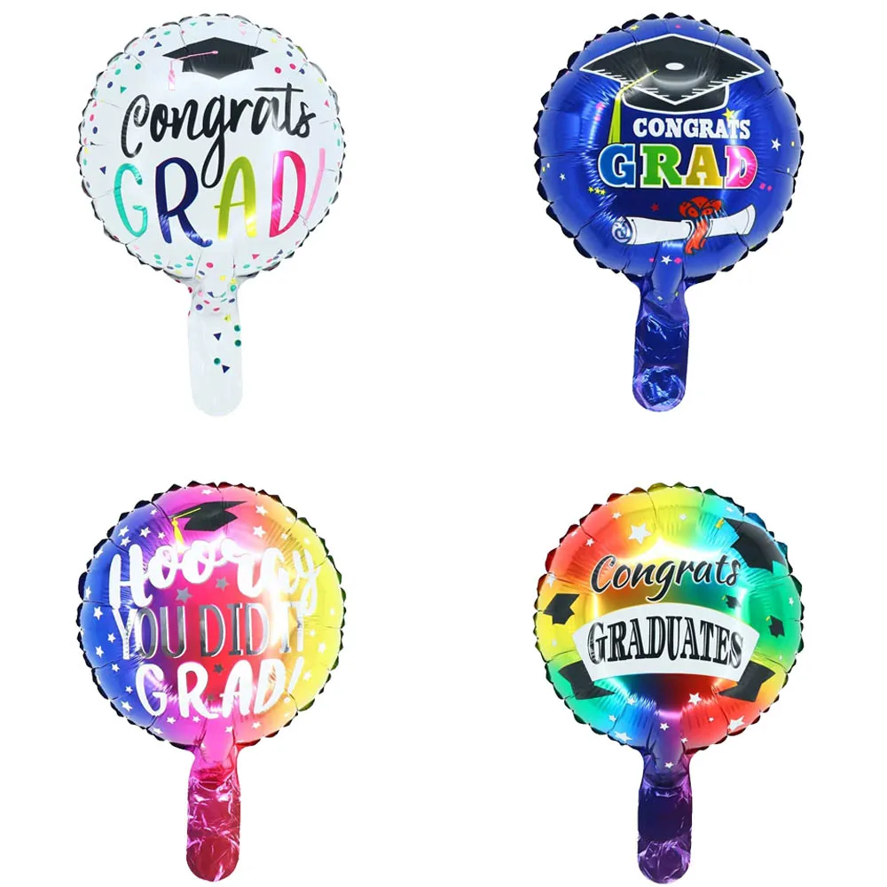 10pcs 10inch 2023 Graduation balloon Graduation Gift Foil Balloon School Graduation Party Decoration Supplies