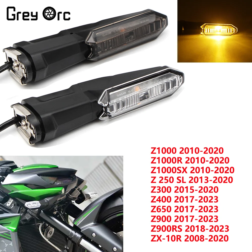 Для мотоциклов Kawasaki Z125 Z250SL Z300 Z400 Z650 Z750 Z800 Z900 Z1000 Z1000SX Z1000R ZX6R ZX10R указатели поворота.