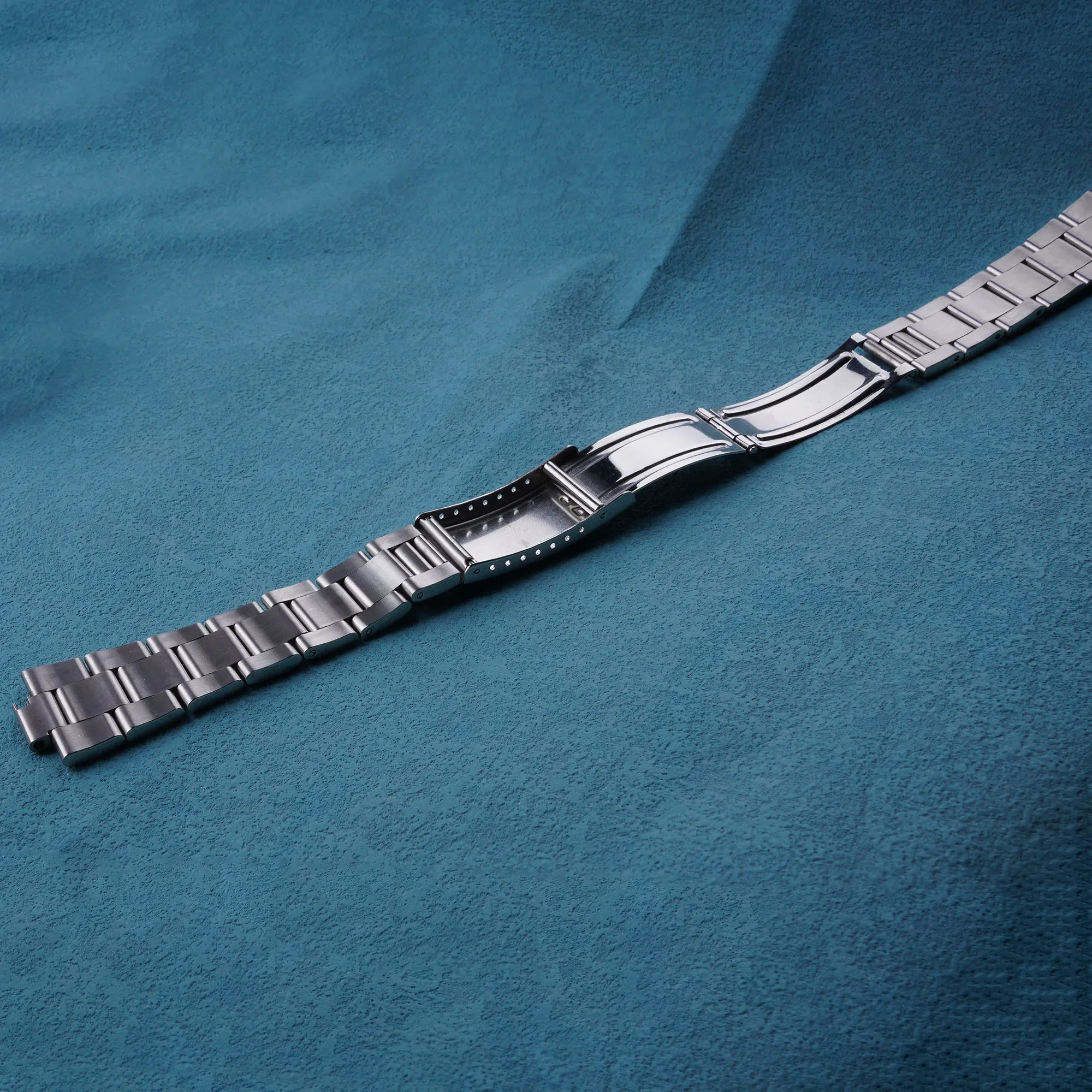 Rolamy 22mm x 10mm 316L Steel Bracelet Wrist Watch Band Strap For Seiko 5 SNKD99 SNKD97 SNKE01